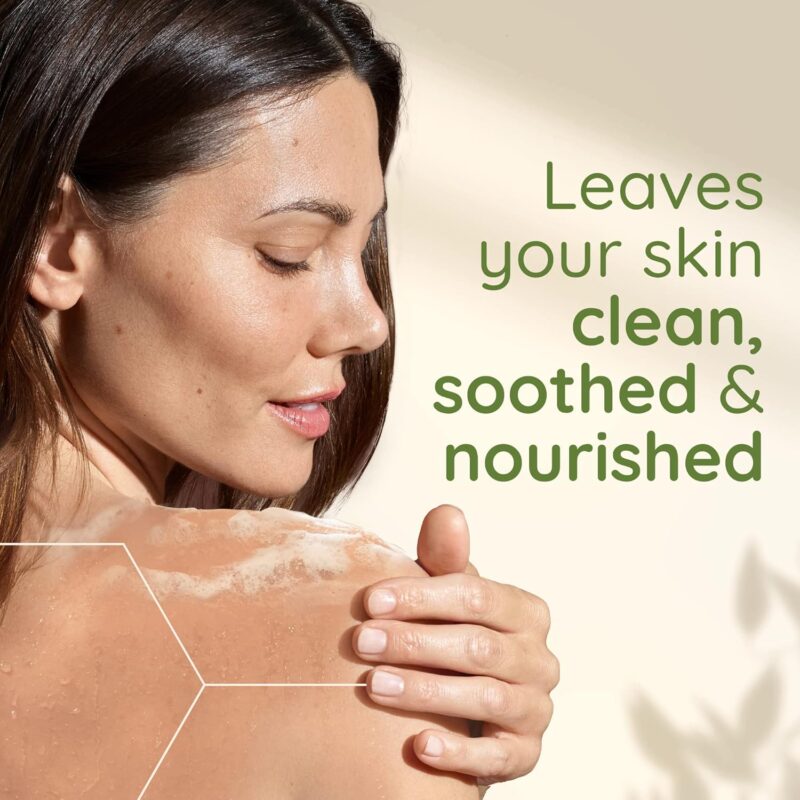 Aveeno Daily Moisturising Body Wash, With Soothing Oat, Suitable For Sensitive Skin, Gently Cleanses and Nourishes, Soap-Free, Lightly Scented, 500ml